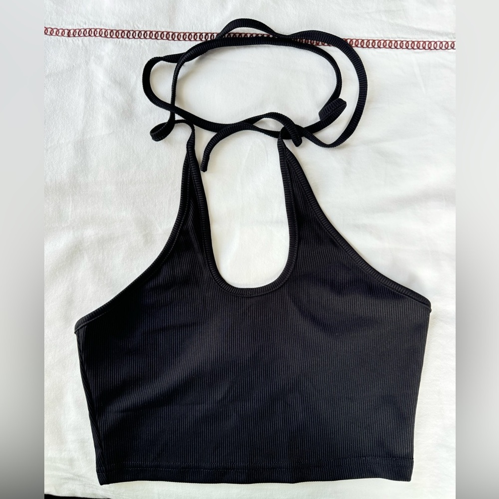 Shein tie neck shirt